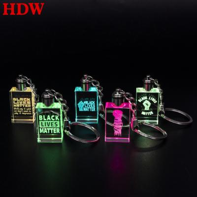 China Wholesale cheap laser engraving or k9 3d printing UV laser engraving 3d photo frame key chain crystal square for wedding gift for sale