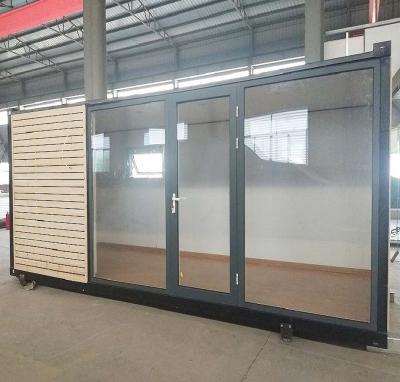 China Strong with low cost container flat house modern prefab house for office luxury for sale