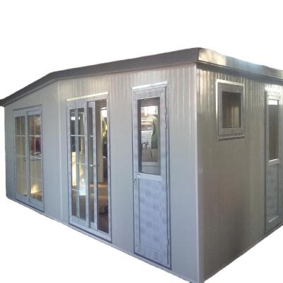 China Modern family house prefab camping mobile caravan prefab detachable container house for sale