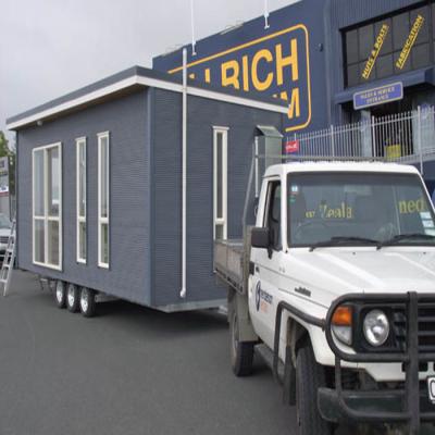 China Modern luxurious and comfortable with attic bathroom kitchen prefab house tiny house on wheels trailer for sale