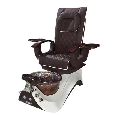 China Foot massage kisen recliner manicure tables and pedicure chair luxury spa massage manicure table chair for sale