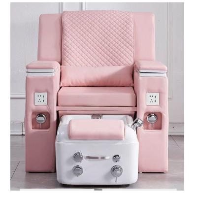 China : Professional Foot Massager Tattoo Chair Hydrotherapy Pedicure And Manicure Folding Spa Chair Girls for sale