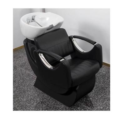 China Five star modern base for shampoo chair hot sale hongli hair wash shampoo bowl and chair for sale