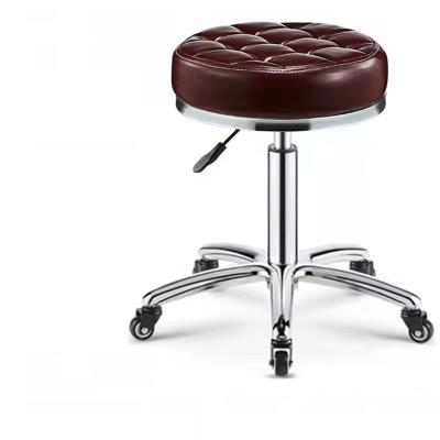 China : Restaurant Modern Double Tall Bearing Bar Stool Chairs Kitchen Luxury High Home Bar Stool Brown for sale