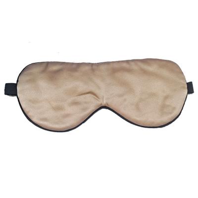 China New Eyemask Trend Solid Color Travel Luxury 100% Silk Blindfold Adjustable Visor For Sleeping for sale