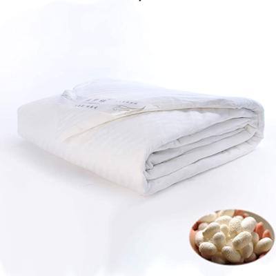 China Natural Spring Viable 100% Chinese Real Silk Comforter For 20-25 Degrees Celsius With Shell Cotton, Silk Filled Comforter for sale