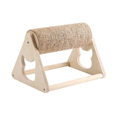 China Custom Made Furniture Kitten Scratcher Pet Toys Wooden Cat Toys For Indoor Cats Interactive Pet Sustainably Made for sale