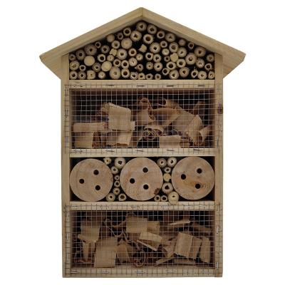 China High Quality Custom Environmental Protection Viable Outside House Nest Habitat Insect Hotel Shelter Outdoor Garden Nest Box for sale