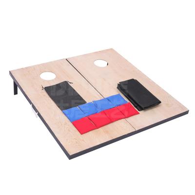 China Lightweight Wooden Cornhole Game Plywood Cornhole Boards with 8pcs Cornhole Bean Bags for Garden Lawn Games for sale