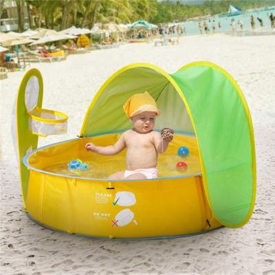 China Baby Beach Tent And Pool Tent UV Protection Beach Sun Shelter Anti Noise For Infant for sale