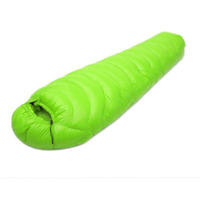 China Raincoat ; Keep Warm Nylon Outdoor 400T Mummy Bottom Sleeping Bag For Camping for sale