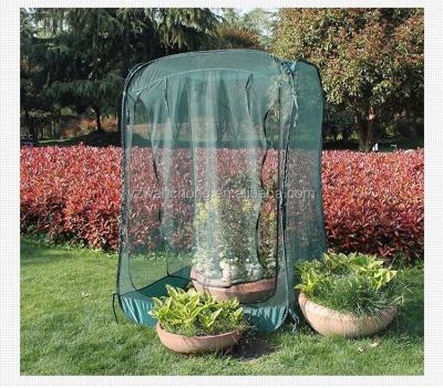 China Fiber Green House Plant Tube Tomato Cover Easily Gathered Bird Anti Netting Mesh Large Grow Tent for sale