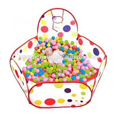 China Sports Toy Children Basketball Hoop Pop Up Ball Mines Kids Play Tent for sale