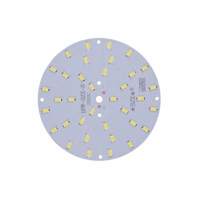 China 7pcs 5730 5w 220v 7w white round 20w led pcb plate with driver 100*100*1.5 for sale