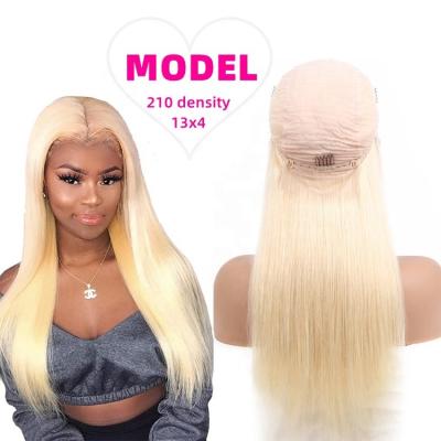 China Nanming 8 Inch Transparent Swiss Human Hair HD Straight Lace Front Wigs 13*4 Color Women Wigs Vendors Pre Pluck For for sale