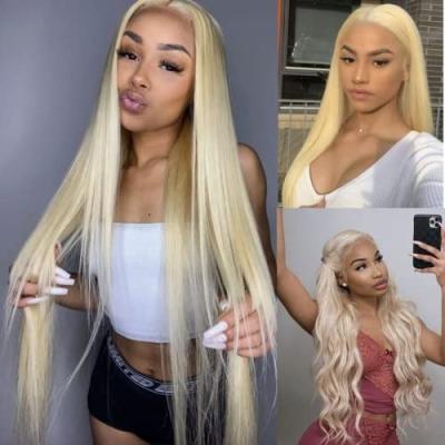 China Directly 613 Wholesale Cheap Hair Wigs 13*4 Lace Front Wigs 100% Virgin Brazilian Human Hair 13x4 Straight Wigs Vendors For Women for sale