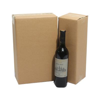 China Disposable Product Red Wine Cardboard Custom Express Cardboard Logo Corrugated Corrugated Paperboard for sale