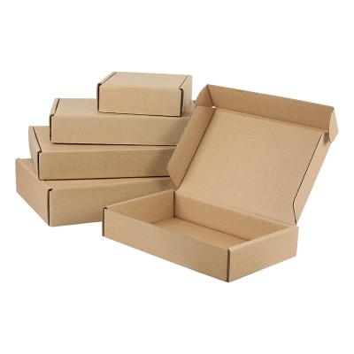 China Disposable Packaging Custom Design Corrugated Kraft Paper Box for sale