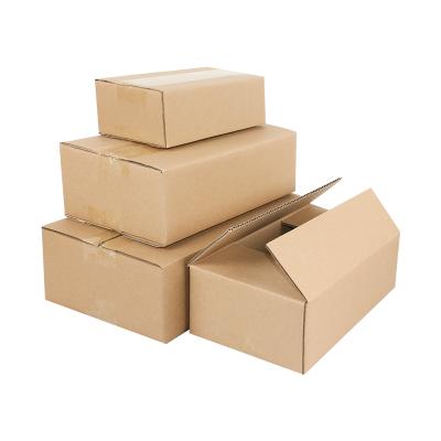 China Disposable Logistics Express Packing Crate Customized Cardboard High Per Spot Corrugated Rectangle Moving Packing Crate Half Box for sale