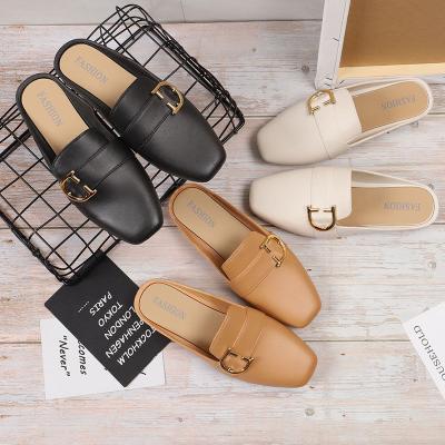 China Latest Fashion Trend Design Fancy Slippers Slip On Ladies Summer Woman Outdoor Casual Shoe Flat Women's Sandals for sale