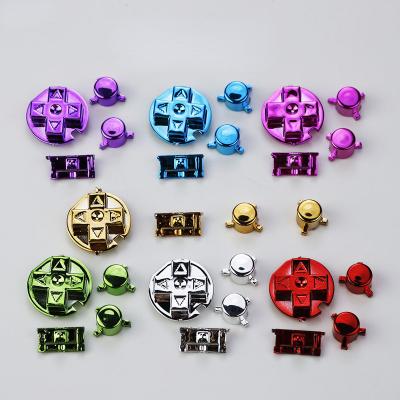 China NSLikey A Set Electroplating Plastic Button For Pocket GBP A B L D-R Button Gameboy Pad Buttons GBP for sale