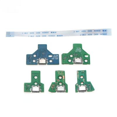 China NSLikey Charger Panel for PS4 Controller Flex Ribbon Cable PS4 USB Socket Charging Left Board for sale