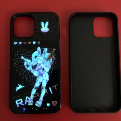 China DIAL phonecase PhoneCase Voice Control LED Glowing Flashing sound active flashing phonecase for sale