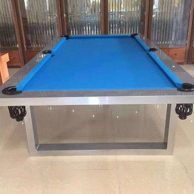 China Real leather pokect best selling outdoor custom waterproof stainless steel billiard table for sale for sale