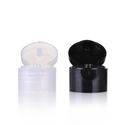 China Non Spill 18mm 20mm 24mm Plastic 28mm Cap 28mm Customized Color Flip Lotion Top Cap for sale