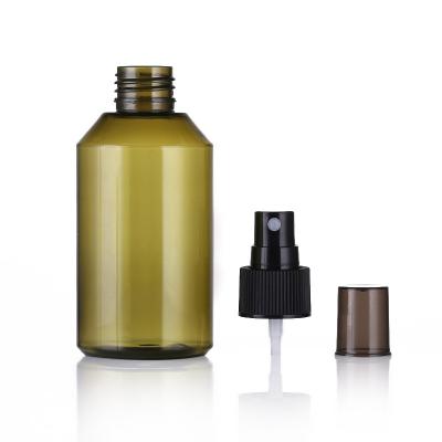 China BEAUTY PACKAGING Cosmetic Packaging Plastic Spray Bottles Blackish Green Cosmetic Empty Spray Bottles for sale