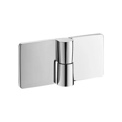 China Modern Hardware Accessories Bathroom Glass To Glass Hinges 180 Degree Stainless Steel Adjustable Glass Door Hinged Shower Hinge for sale