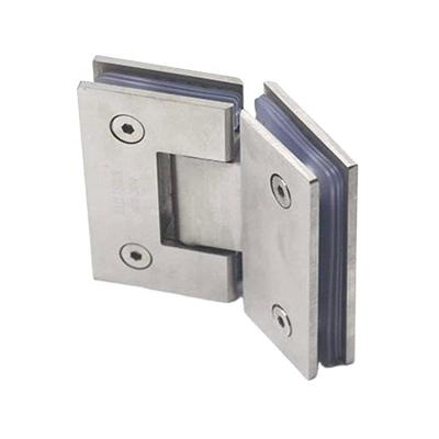 China Modern Chrome Plated Stainless Steel 135 Degree Glass Hinge For Shower Glass Door for sale