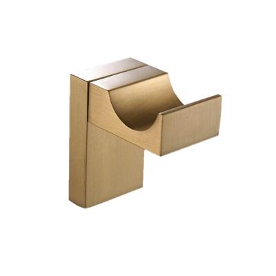 China Modern Stainless Steel Bathroom Fittings Single / Brass Zinc Alloy Double Towel Robe Hook for sale