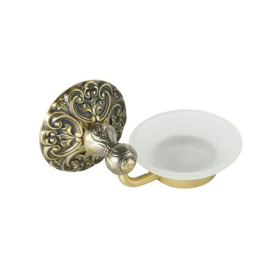 China Modern Wall Mounted Bathroom Accessory Antique Eco Brass Soap Dish for sale