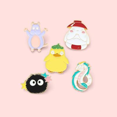 China China Manufacturers No Min Custom Hayao Miyazaki Metal Soft Enamel Lapel Pin With Free Sample for sale