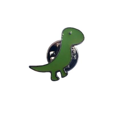 China China Custom Design Cute Dinosaur Metal Opens Hat Anime Black Soft Nickel Plating Enamel Pins For Gift for sale