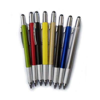 China Pen Plastic 6-IN-1 Promotional Multi Tool Pen for sale