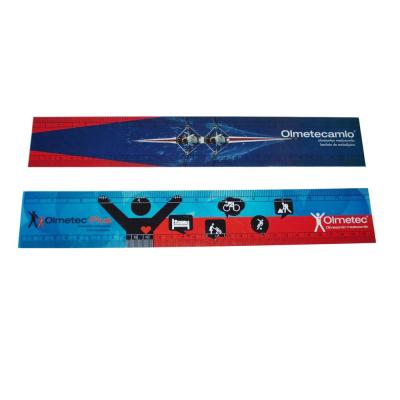 China Custom Logo Printed Plastic Plastic Ruler for sale