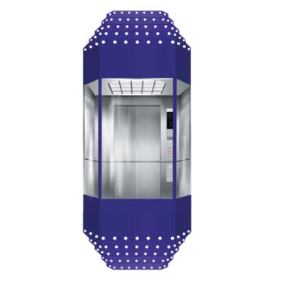 China Outside outdoor Round Capsule Elevator Panoramic Sightseeing Observation Glass Lift with great price for sale