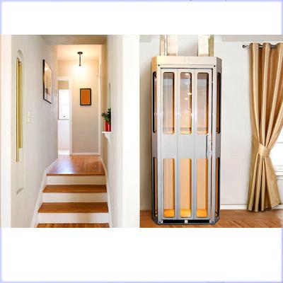 China Hydraulic Elevator Home Lift Home Villa Elevator With Free Spare Parts For Villa Home Usage for sale