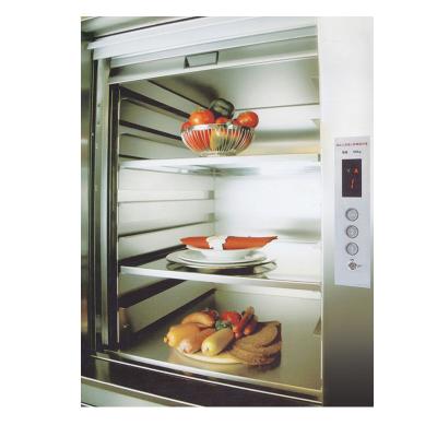 China Electric 2 Stops 150Kg Library Hotel Restaurant Kitchen Food Elevator Lift Dumbwaiter zu verkaufen