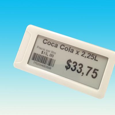 China Barcode 5 years data retention epaper shelf label e-ink electronic display tag for sale