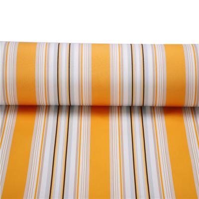 China Striped Waterproof Polyester Waterproof Stripe Linen Curtain Fabric for sale