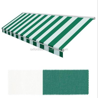 China Waterproof Polyester White Red Striped Tent Fabric Cheap Tent Canvas Fabric for sale