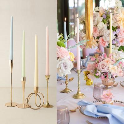 China Birthdays 8 sets of 30cm long color pole progressive candles 4 sets of wedding party romantic birthday food western candles for sale