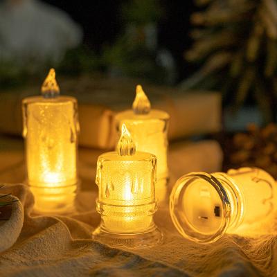 China Birthdays Led Electronic Candle Lamp Simulation Tears Birthday Party Atmosphere Decoration Supplies Electronic Props for sale