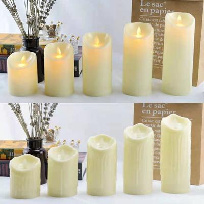 China Birthdays 10cm Remote Control Led Dangling Electronic Candle Lamp Christmas Halloween Home Wedding Decoration Cylindrical Props for sale