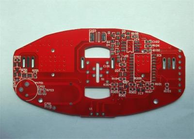 China Bluetooth Audio Borad Red Solder Mask Double Sided PCB White Silkscreen with UL for sale