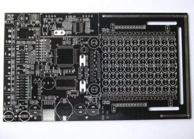 China Black Solder Mask Double Sided PCB for Control System White Silkscreen HASL UL for sale