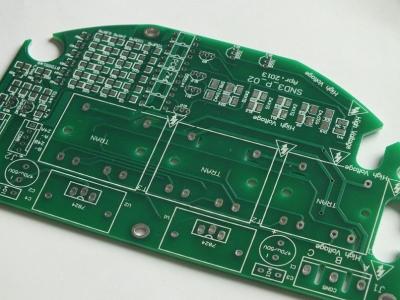 China FR4 Green Solder Mask Double Sided Prototype PCB Board White Silkscreen for sale